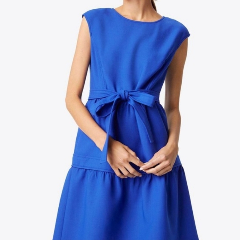 Tory Burch Royal Blue Jane Dress Women's Size 8 - Picture 11 of 12